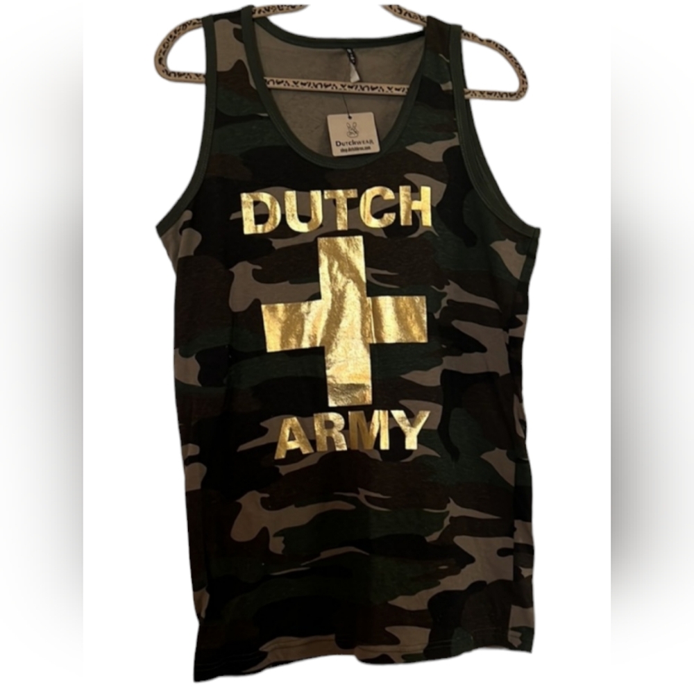 DUTCH BROS ARMY TANK TOP